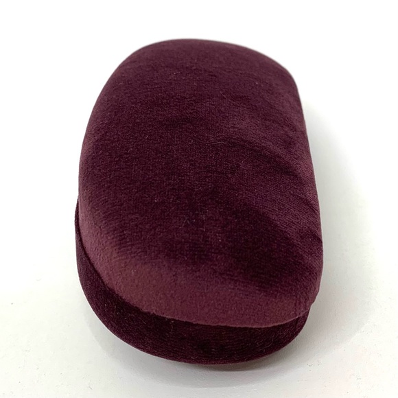 A New Day Solid Warm Plum Purple Velvet Sunglasses & Eye Glass Case New Nwt - Picture 3 of 12